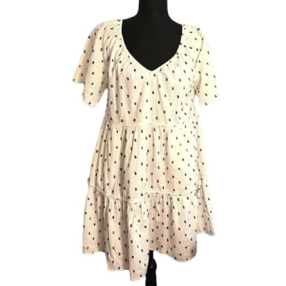 NWT Madewell Linen Blend Lorelei Mini Women’s Dress Size Small - Picture 1 of 13